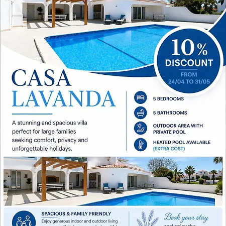 Lavanda Magnificent Five Bedroom Villa Carvoeiro (Lagoa)